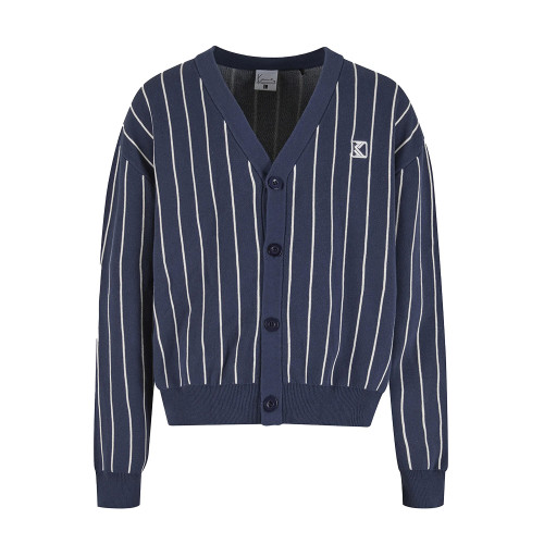 Karl Kani Ανδρική ζακέτα OG Pinstripe Jacquard Cropped Cardigan